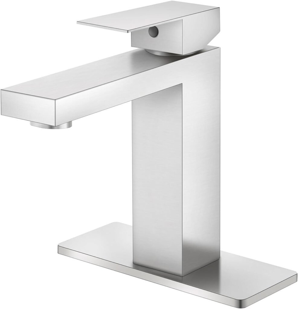 Brushed Nickle Bathroom Faucet
