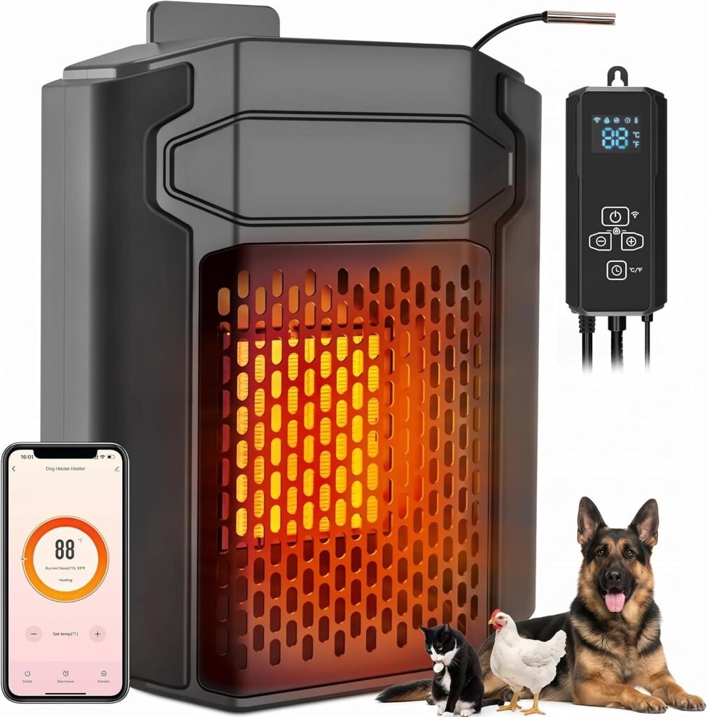 Dog House Heater with Thermostat